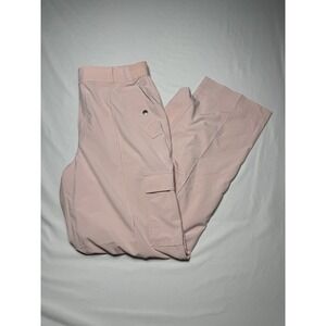 Athleta Pants Womens 14 Vienna Cargo Pink Hiking‎ Straight Leg Athleisure